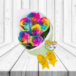 COLORIDO ROMANCE (RAMO DE 6 ROSAS)