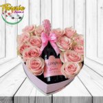 ETERNO ROMANCE ( CAJA CORAZON CON ESPUMANTE )