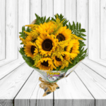 RAMO 10 GIRASOLES BOUQUET