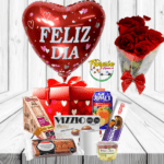 DESAYUNO SORPRESA DIA  Y A GRANEL DE 6 ROSAS