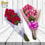 RAMO TRIANGULO DE 15 ROSAS IMPORTADAS