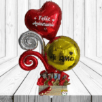 ARREGLOS CON CHOCOLATES Y GLOBOS
