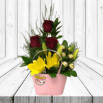 CARTERA DE ROSAS, LILIUM Y BOMBONES