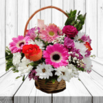 CANASTA MEDIANA MIX FLORAL