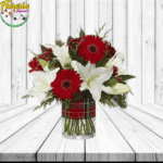 CILINDRO DE GERBERAS, LILIUM Y FOLLAJE