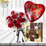 RAMO 10 ROSAS, FERREROS COLECCION Y GLOBOS