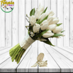 BOUQUET 20 TULIPANES CON BOTONIER TULIPAN