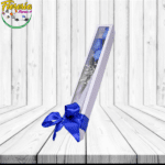 CAJA VISORA DE 3 ROSAS AZULES