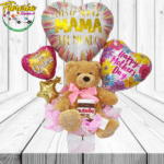 BOX PELUCHES 25CM, NUTELLA 140GRS, GLOBOS Y DECORACIÓN