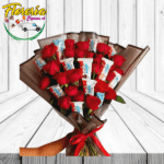 RAMO DE 20 ROSAS 12 CHOCOLATES