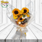 RAMO MARIPOSA MIX DE 10 FLORES (GIRASOLES, GERBERAS, ROSAS Y FOLLAJE)