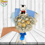 RAMO GRADUADO 8 BOMBONES FERREROS Y PELUCHITO LLAVERO