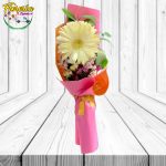 RAMO 1 GERBERA, FOLLAJE Y LINDA ENVOLTURA