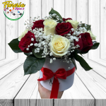 BOX 10 ROSAS, FOLLAJE Y GYPSOPHILA