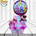 ARREGLO PARA BEBE CLINICA INDISA CON GLOBO