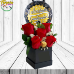 BOX 5 ROSAS 1 BOMBON Y GLOBO