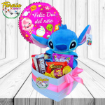 CAJA CORAZON DIA DEL NIÑO CON STITCH