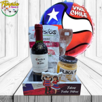SOBORES A FECHA PATRIAS: VINO, TWISTO, BUKA, 2 COPAS Y GLOBO
