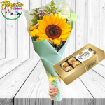 RAMO 1 GIRASOL  Y FERRERO ROCHER 100G