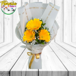 RAMO 3 GERBERAS  CON LINDA ENVOLTURA