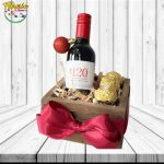DETALLE NAVIDEÑO VINO 375CM 3 BOMBONES