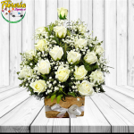 ARREGLO PAZ DE 20 ROSAS JABON