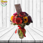 FLORERO DE 20 GERBERAS MIX