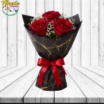 Ramo Love de 3 Rosas y linda envoltura