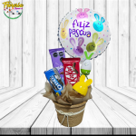 BOX PASCUA CHOCOLATES Y GLOBO