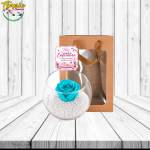 ROSA PRESERVADA DIA DE LA ENFERMERA, BOLSA DE REGALO Y TOPPER