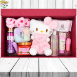 CAJA DE REGALO HELLO KITTY CON PRODUCTOS DE BELLEZA